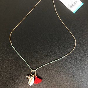 NWT Tropical Shell Necklace